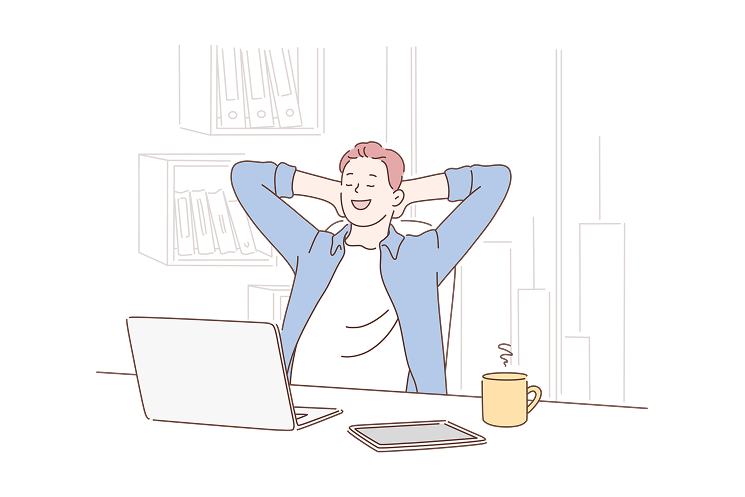 WordPress運用の悩みを抱えるイラスト